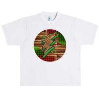 Leopard Lightning Bolt Christmas Urban Heavy T-shirt | Artistshot