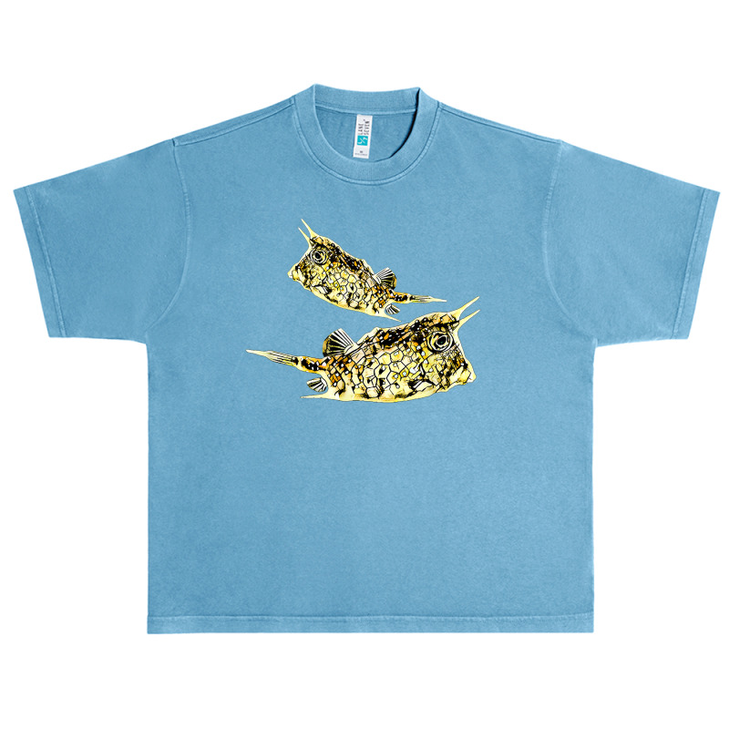 Cowfish Fish Ocean Saltwater Reef Aquarium Lovers T Shirt Urban Heavy T-shirt by mintywotm | Artistshot