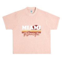 Fl Miami Retro Sunset Summer Florida State Florida Urban Heavy T-shirt | Artistshot