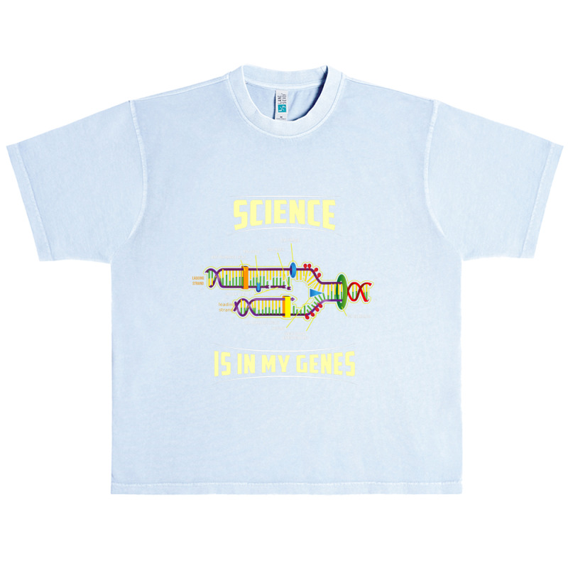 Science Is In My Genes Dna Bio Teacher Nerd Funny Science Urban Heavy T-shirt | Artistshot