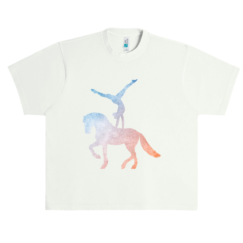 Vaulting Equestrian Sport Horse Urban Heavy T-shirt by bummercaught | Artistshot