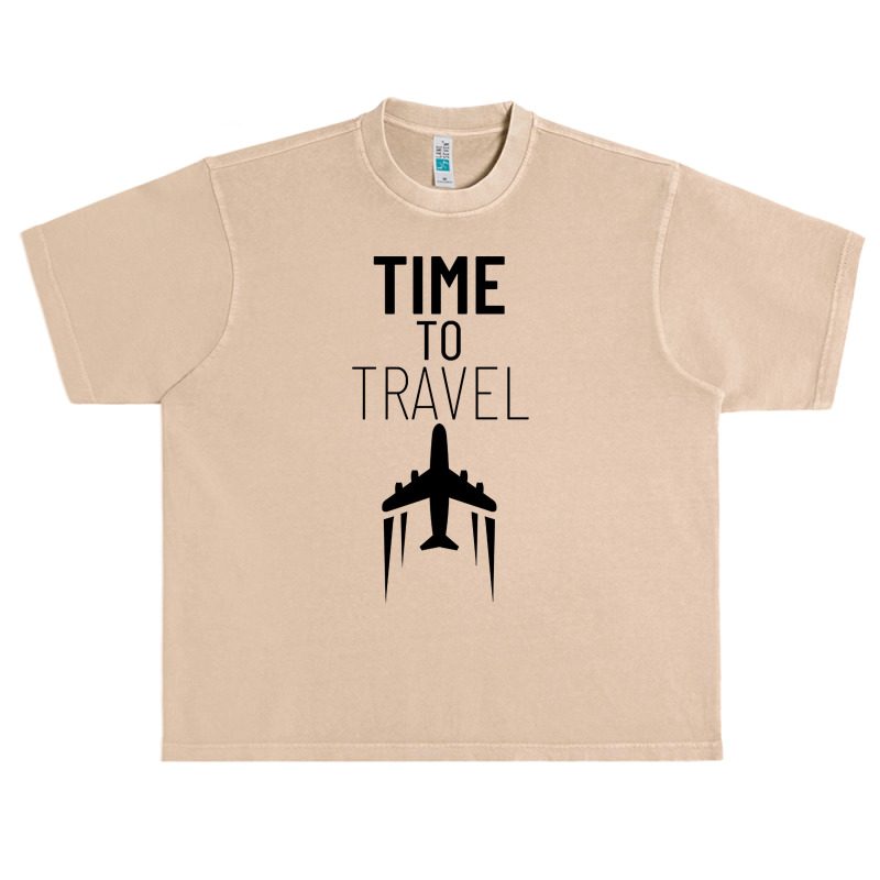 Time To Travel - Plane (2) Urban Heavy T-shirt | Artistshot