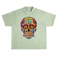 Sugar Skull Shirt Dia De Los Muertos Day Dead Calavera Gift Tank Top Urban Heavy T-shirt | Artistshot