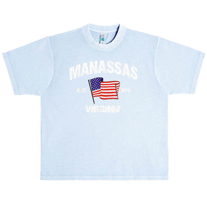 Manassas Virginia Va Usa Stars & Stripes Vintage Style Urban Heavy T-shirt by JilmarM.Perez | Artistshot