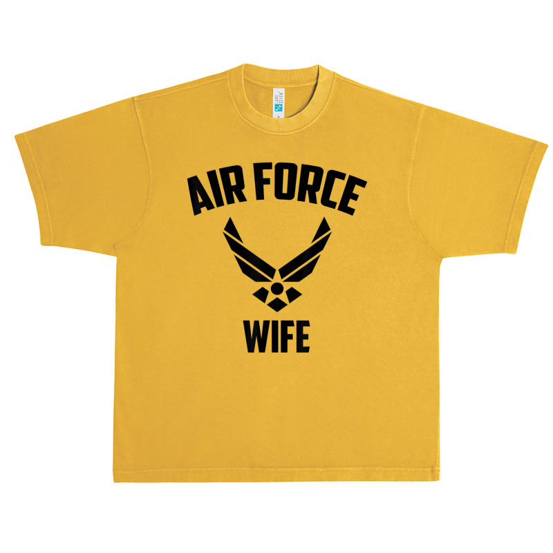 Cool Air Force Wife Best Proud Veteran Military Women Urban Heavy T-shirt by bummercaught | Artistshot