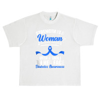 Woman Fighting Diabetes Warrior Diabetic Diabetes Awareness Tank Top Urban Heavy T-shirt | Artistshot