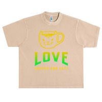 Love Coffee And Cats Urban Heavy T-shirt | Artistshot