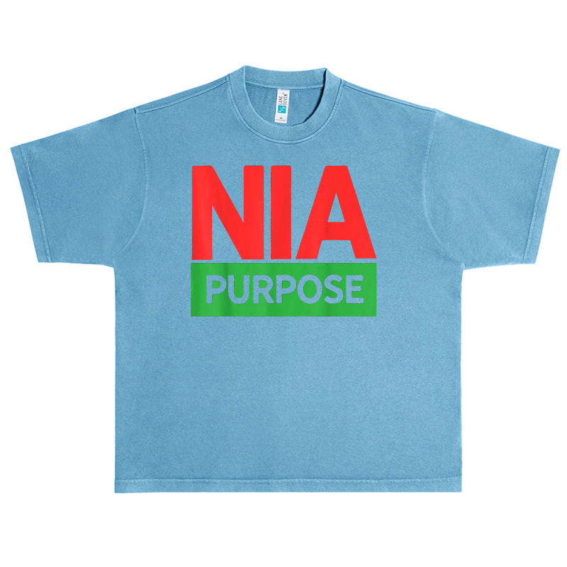 Nia Kwanzaa Purpose Principle Men Women Kids Boys & Girls T Shirt Urban Heavy T-shirt by keishawnredner | Artistshot