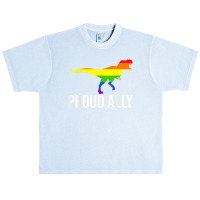 Proud Ally Pride Shirt Gay Lgbt Day Month Dino Rainbow Urban Heavy T-shirt | Artistshot