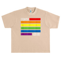 Proud Ally Pride Shirt Gay Lgbt Day Month Flag Rainbow Urban Heavy T-shirt | Artistshot