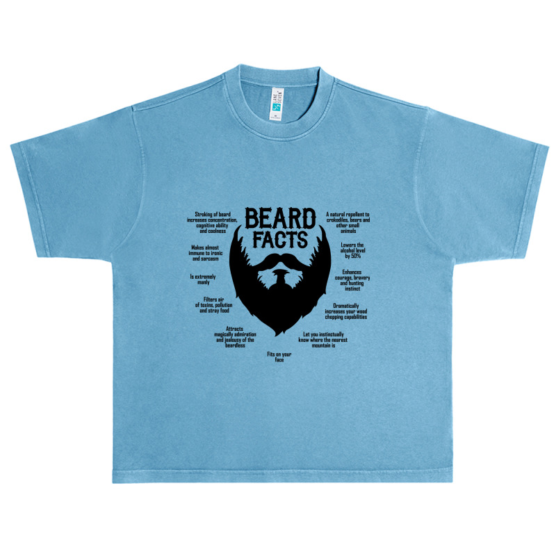 Beard Facts (black) Urban Heavy T-shirt | Artistshot