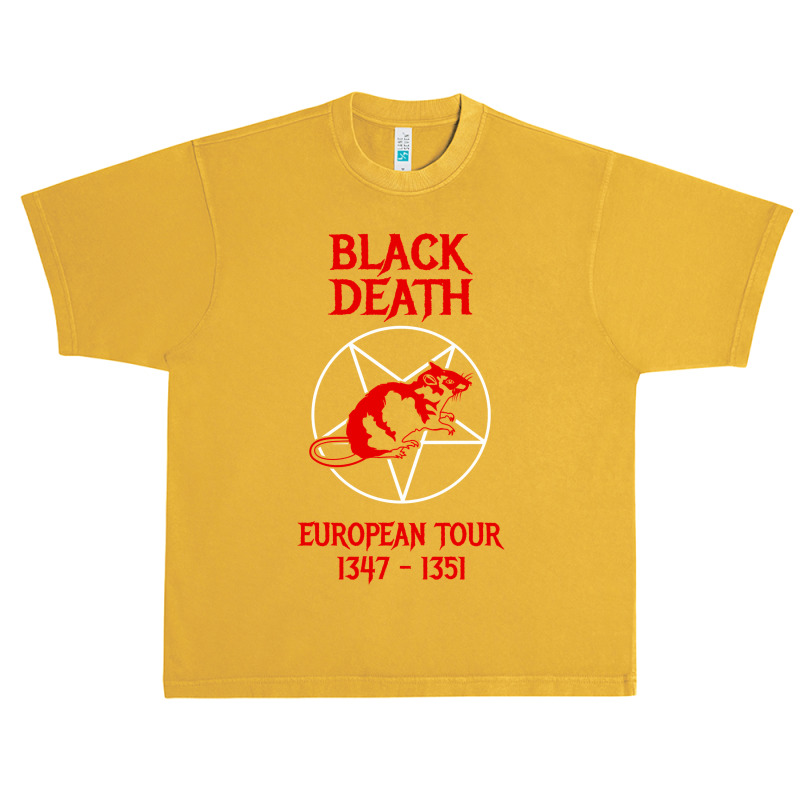 Black Death European Tour Urban Heavy T-shirt by Min06 | Artistshot