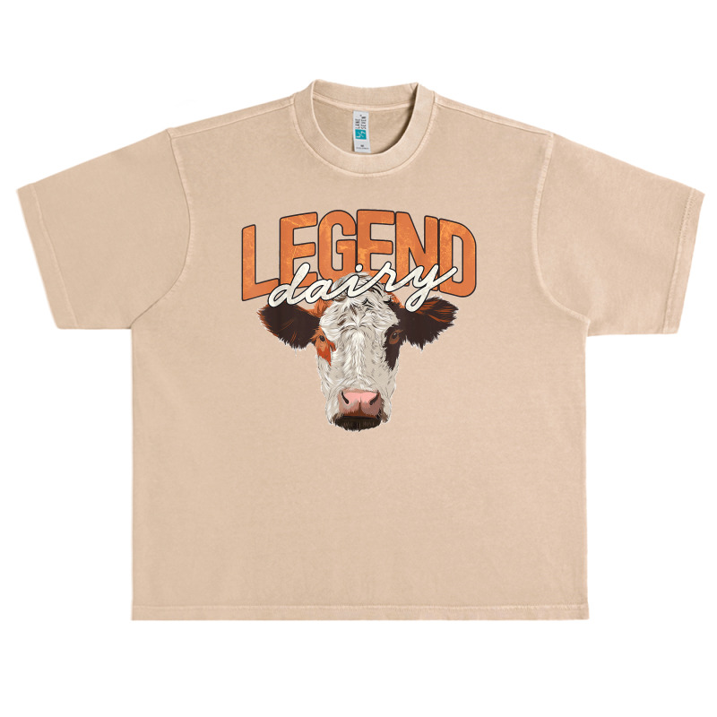 Legend Dairy Apparel Funny Cow Milker Legendairy Cow Pun Urban Heavy T-shirt | Artistshot