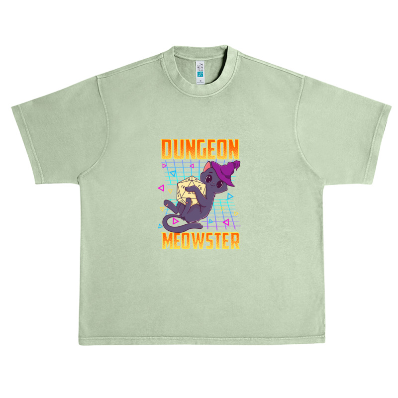 Dungeon Meowster Tabletop Gamer Silly Urban Heavy T-shirt | Artistshot