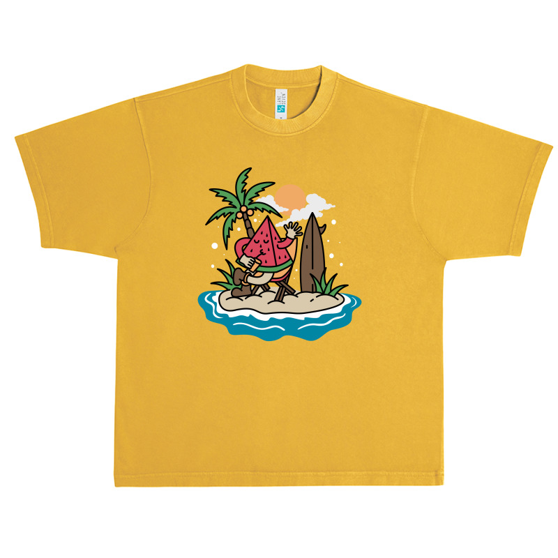 Watermelon Beach Urban Heavy T-shirt | Artistshot