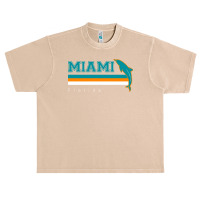 Miami Sports Football Athletic Novelty Dolphin Retro Urban Heavy T-shirt | Artistshot