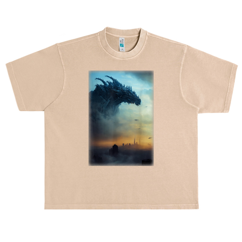 Concept Golem Sci Fi Monster Movie Still Foggy T Shirt Urban Heavy T-shirt | Artistshot