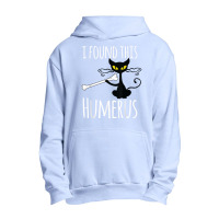 I Found This Humerus Funny Cat Halloween Costume Urban Pullover Hoodie | Artistshot