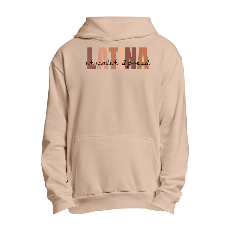 Cool Retro Latina Educated And Proud Latina Power T Shirt Urban Pullover Hoodie by alaizws | Artistshot