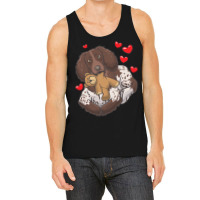 Soft Toy T  Shirt German Spaniel With Stuffed Animal And Hearts T  Shi Tank Top | Artistshot