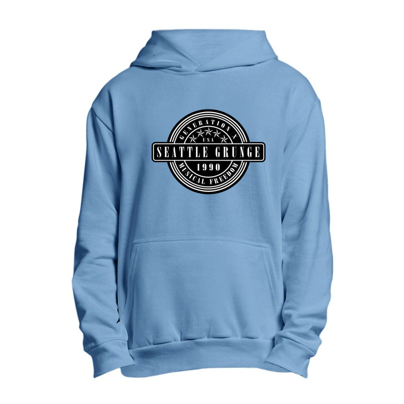 Seattle Grunge Urban Pullover Hoodie | Artistshot