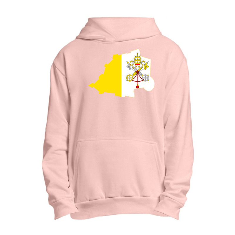 Flag Map Of Holy See Urban Pullover Hoodie | Artistshot