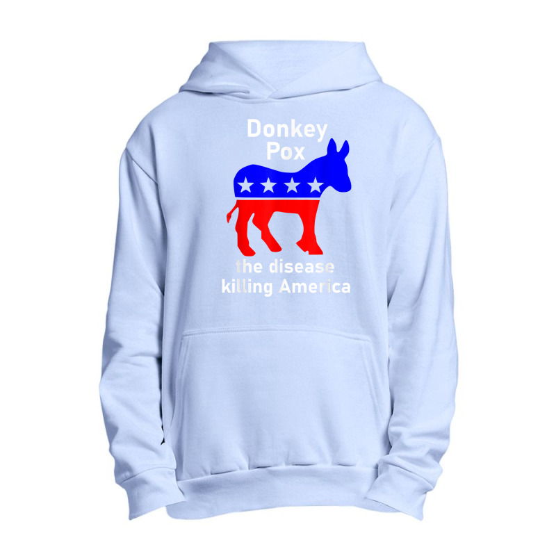 Donkey Pox Donkey Political Funny Satire Urban Pullover Hoodie by Evelyn D Adkins | Artistshot