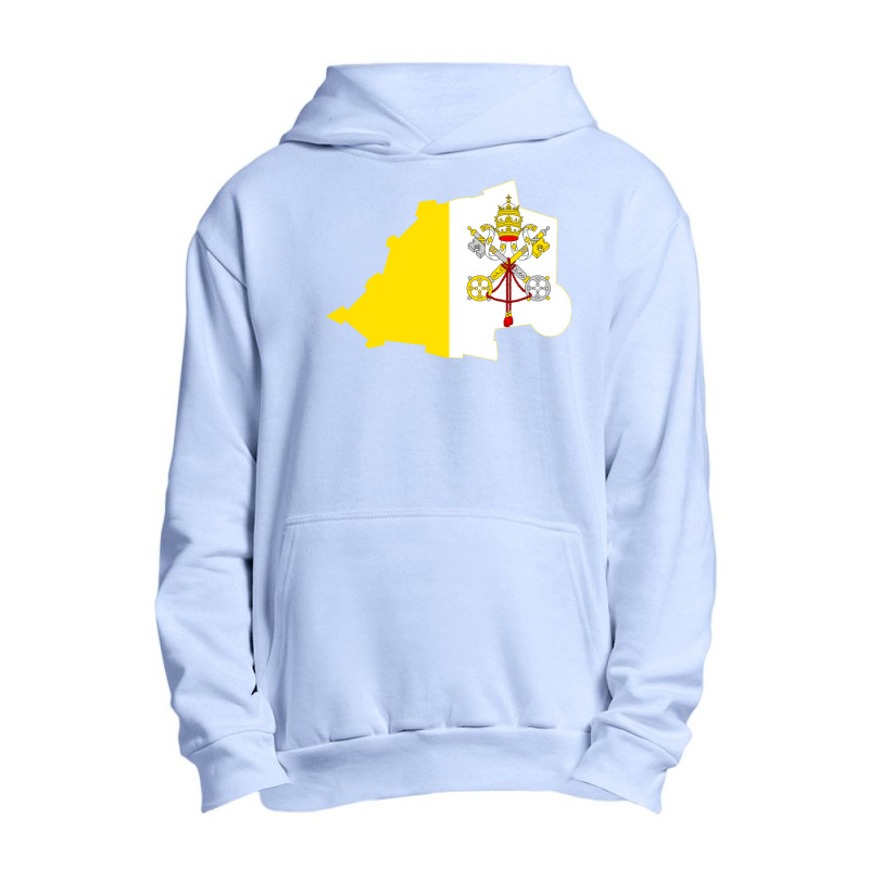 Flag Map Of Holy See Urban Pullover Hoodie | Artistshot