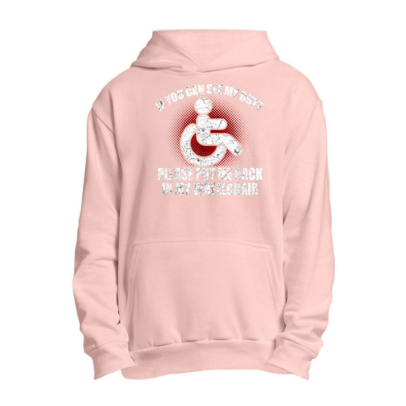 Funny Wheelchair Humor Disability Handicap Urban Pullover Hoodie by MaricelyOrtiz | Artistshot