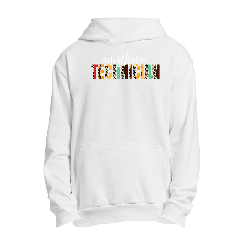 Anesthesia Technician Cheetah Print Anesthesia Technologist T Shirt Urban Pullover Hoodie | Artistshot