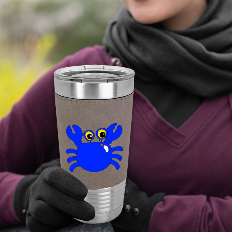 Blue Crab Leatherette Tumbler | Artistshot