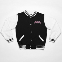 Wellington Florida Fl Varsity Style Pink Text Bomber Jacket | Artistshot