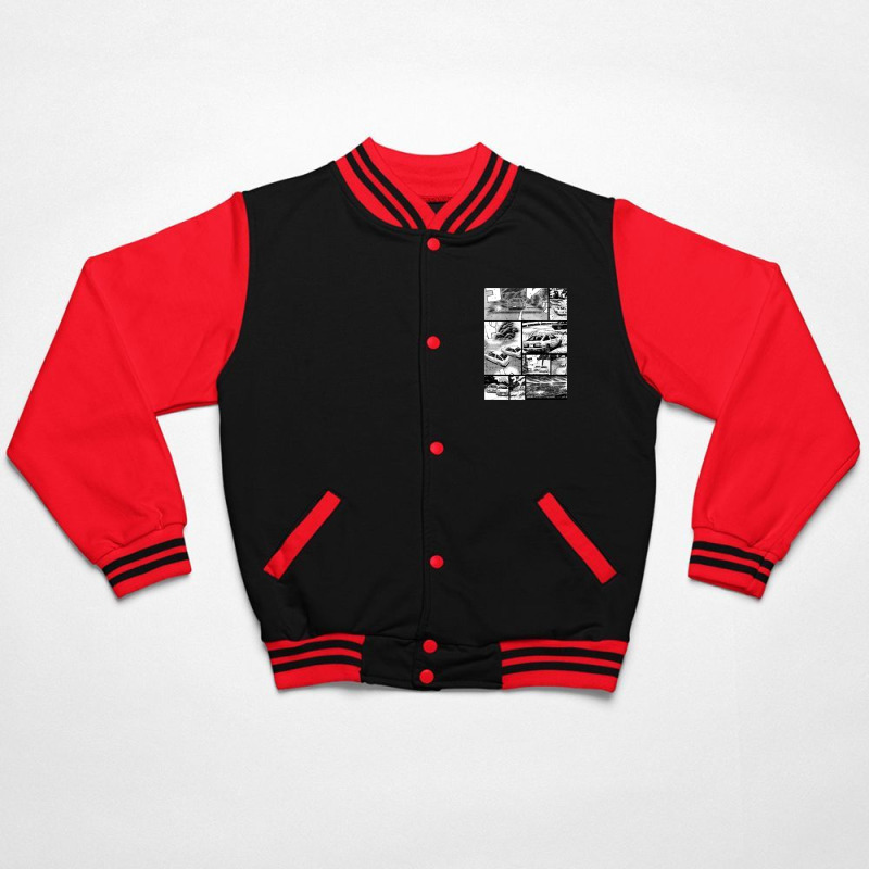 Initial D  Racing - Manga Wall Design (version 2) Bomber Jacket | Artistshot