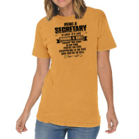 Being A Secretary Copy Vintage T-shirt | Artistshot