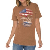 American Grown With Greek Roots Vintage T-shirt | Artistshot