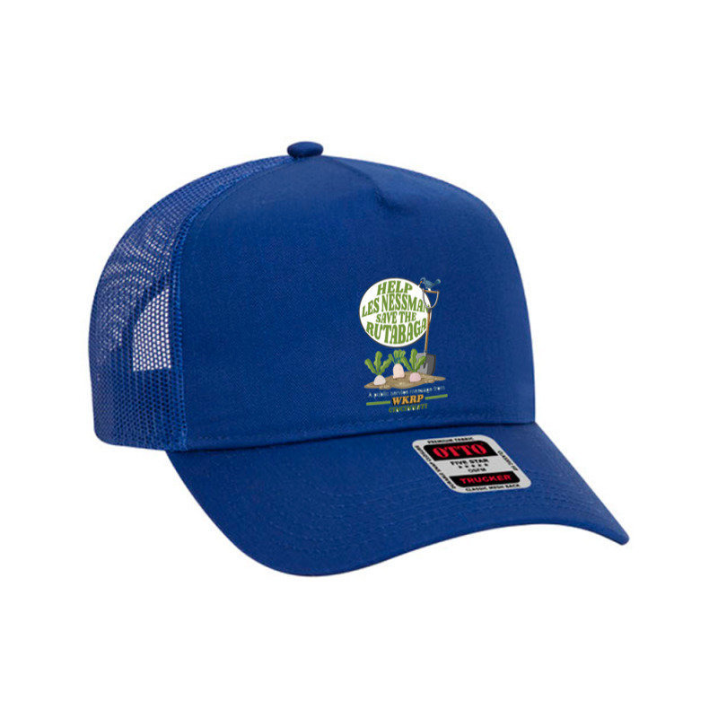 Help Les Nessman Save The Rutabaga Mesh Back Trucker Hat | Artistshot