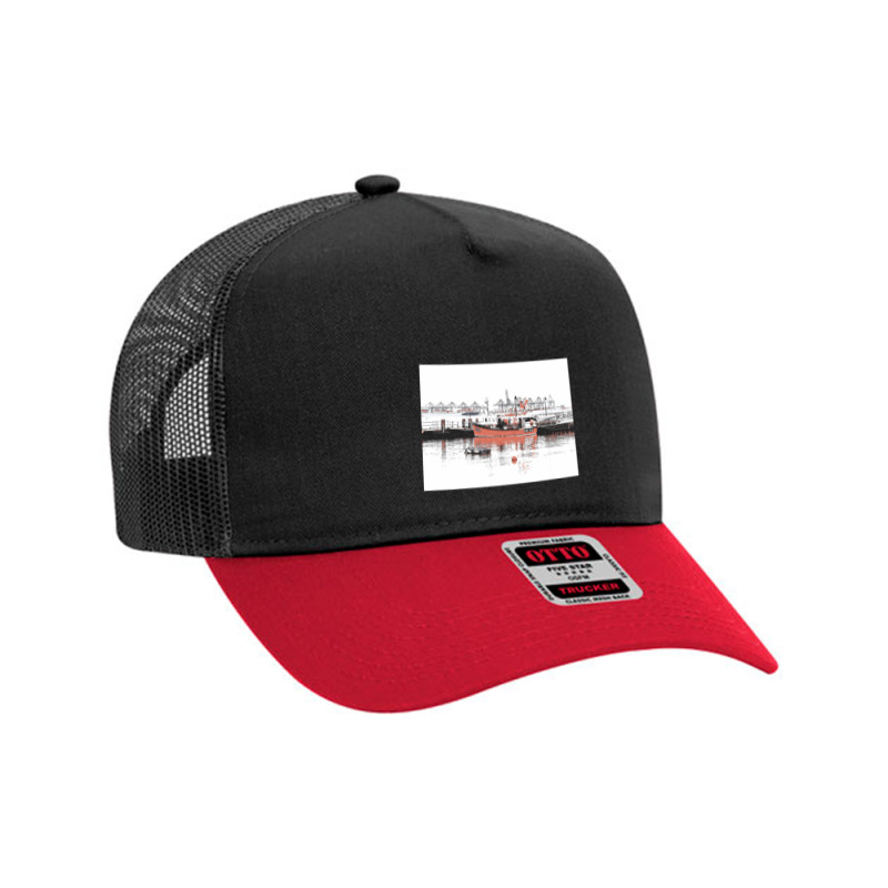 Harwich, Fishing Boat Mesh Back Trucker Hat | Artistshot