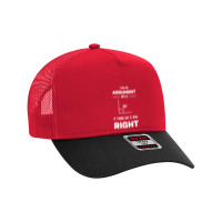 I Had An Argument With A 90 Degree It Turns Out It Was Right Sweatshir Mesh Back Trucker Hat | Artistshot