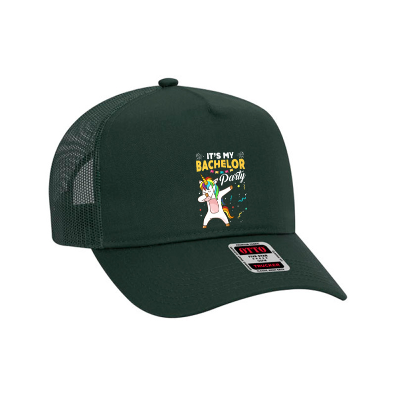 It's My Bachelor Party Unicorn Premium For Fans Mesh Back Trucker Hat | Artistshot