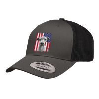 Dogs 365 Distress American Flag Italian greyhound Dog Usa Premium T S Retro Trucker Cap | Artistshot