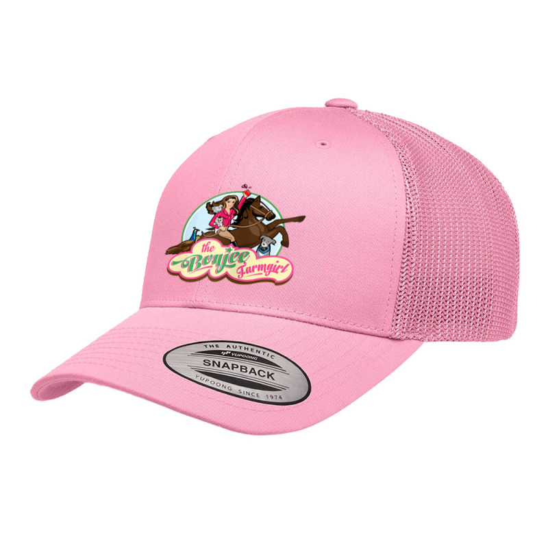 Womens Cute Farm Girl Animal Lovers' Retro Trucker Cap by celanasubek | Artistshot