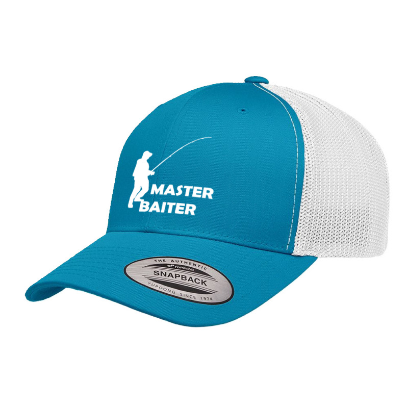 Aster Baiter Mens Rude Fishing Retro Trucker Cap by Gretchen Minnis | Artistshot