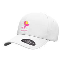 Breast Cancer Softball Strike Out Flag Cancer Survivor Awareness Seamless Cap | Artistshot