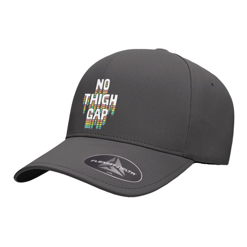 No Thigh Gap Original Body Positivity Typography Design Seamless Cap | Artistshot