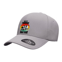 Best Truckin' Dad Ever Retro Trucker Dad Funny Seamless Cap | Artistshot