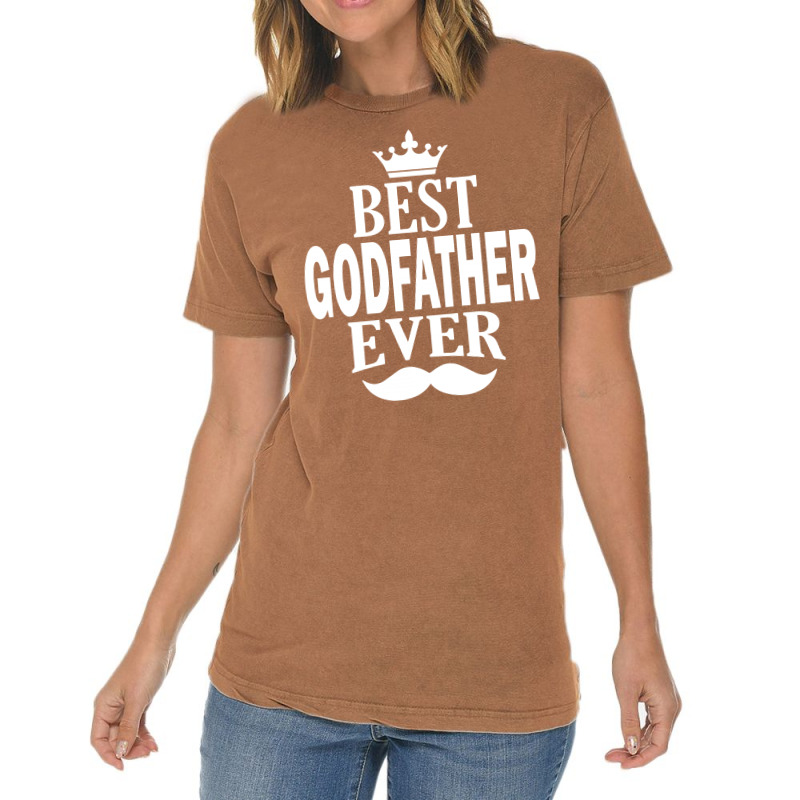 Best Godfather Ever White Vintage T-shirt | Artistshot