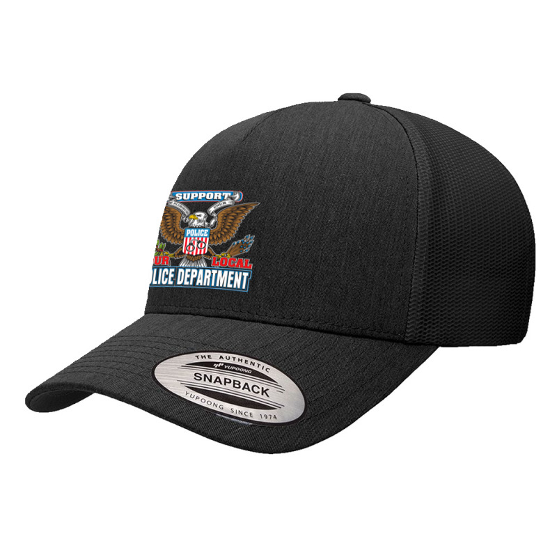 Support Your Local Police Departt Bald Eagle Yupoong Trucker Cap | Artistshot