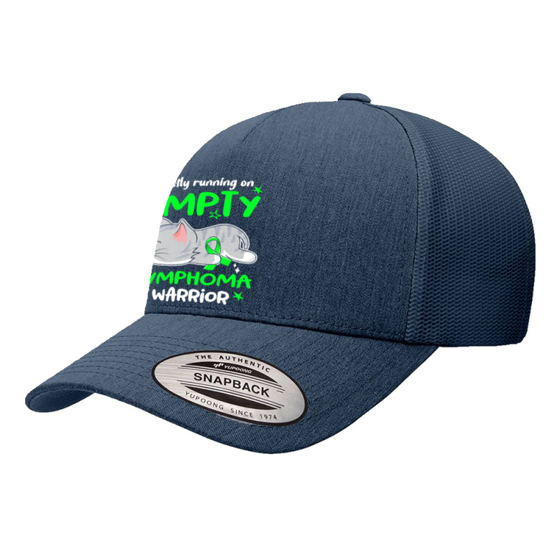 Lymphoma Awareness T  Shirt Mostly Running On Empty Lymphoma Warrior T Yupoong Trucker Cap by rico96716 | Artistshot