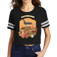 Mom T  Shirt Black & Tan Dachshund Best Coffee   Dog Owner Coffee Love Scorecard Crop Tee | Artistshot