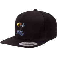 Space Travel 5 Panel Snapback Cap | Artistshot